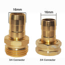 1 set 3/4'' Female Male Garden Water Hose Pipe Tap Connector Fitting Adapter Hot