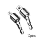 2x/Set 1/4" 3/8" Hex Shank Impact Driver Power Drill Bits Socket Adapter Best
