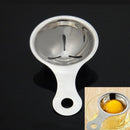 Egg Yolk Filter Separator Hand Holder Cake Cooking Stainless Steel Kitchen New 1