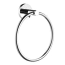 Wall Mounted Towel Ring Stainless Steel Chrome Bathroom Round Rack New 1 set