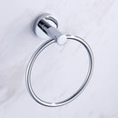 Wall Mounted Towel Ring Stainless Steel Chrome Bathroom Round Rack New 1 set