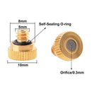 20 x Brass Misting Nozzles Water Mister Sprinkle For Cooling System Outdoor Best