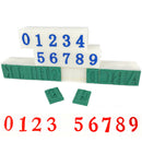 Stamp English Alphabet Letter Number Symbol Rolling Scrapbooking New 5 set