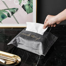 High-Grade Embroidery Velvet Box Home Paper Storage Box Car Tissue Box New 1x