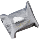 High-Grade Embroidery Velvet Box Home Paper Storage Box Car Tissue Box New 1x