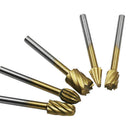 Carpenter Rotary Burr Router Bits Files Wood Cutter Milling Carving New 10 x