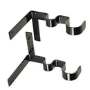 Double Curtain Rod Brackets -(Set of 4 Brackets) Home Decor Rod Holders New 2set