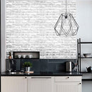 45cm*10m Brick Wall Stickers Self Adhesive PVC Living Room Wallpaper Faux New 1x