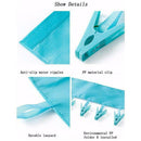 Foldable Clothes Clip Bathroom Rack Clothespins Portable Travel Cloth New 1x