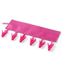 Foldable Clothes Clip Bathroom Rack Clothespins Portable Travel Cloth New 1x