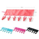 Foldable Clothes Clip Bathroom Rack Clothespins Portable Travel Cloth New 1x