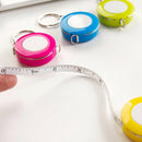 2 x Retractable Ruler Tape Measure Sewing Cloth Tailor 150cm 60inch keychain Hot