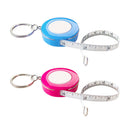 2 x Retractable Ruler Tape Measure Sewing Cloth Tailor 150cm 60inch keychain Hot