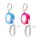 2 x Retractable Ruler Tape Measure Sewing Cloth Tailor 150cm 60inch keychain Hot