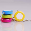 2 x Retractable Ruler Tape Measure Sewing Cloth Tailor 150cm 60inch keychain Hot