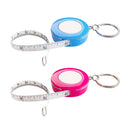 2 x Retractable Ruler Tape Measure Sewing Cloth Tailor 150cm 60inch keychain Hot