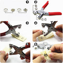 9.5mm Prong Metal Ring Snap Studs Fastener Hand Pressing Pliers Nice 1 x