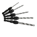 5 pc Quick Change HSS Drill Bit Set Hex Shank Power Tool Twist Drill Bit Hot
