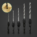 5 pc Quick Change HSS Drill Bit Set Hex Shank Power Tool Twist Drill Bit Hot