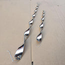 8x Bird Repellent Wind Twisting Scare Rod Reflective Ornamental Deterrent New