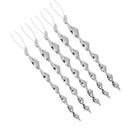 8x Bird Repellent Wind Twisting Scare Rod Reflective Ornamental Deterrent New