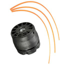 4 x Line Trimmer Head With 3 Mowing Ropes Set Plastic For Lawn Brush Cutter Hot