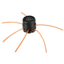 4 x Line Trimmer Head With 3 Mowing Ropes Set Plastic For Lawn Brush Cutter Hot