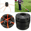 4 x Line Trimmer Head With 3 Mowing Ropes Set Plastic For Lawn Brush Cutter Hot