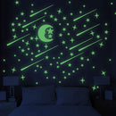 3Set Glow In The Dark Wall Stickers Space Stars & Planets Luminous Removable New