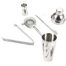 5 pcs Stainless Steel Cocktail Shaker Mixer Drink Bartender Martini Tool Best