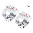 2 PCS Rolled Hem Sewing Machine Foot Useful Cloth Edge Presser Sewing Nice