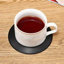 6pcs Round Vinyl Coaster Groovy Record Cup Drinks Holder Mat Tableware Placemat