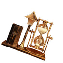1 x Retro Hourglass Pen Holder Hourglass Night Light Crafts Multifunction Hot