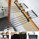 Pants Rack Shelves 5 in 1 Stainless Steel Multi-functional Wardrobe New 4 x