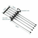 Pants Rack Shelves 5 in 1 Stainless Steel Multi-functional Wardrobe New 4 x