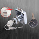 2 x Oblique Tongue Drawer Lock Cam Lock File Cabinet Desk Locker Cupboard Best