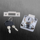 2 x Oblique Tongue Drawer Lock Cam Lock File Cabinet Desk Locker Cupboard Best