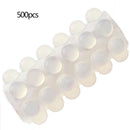 500 x Self Adhesive Door Stopper 10MM Silicon Kitchen Cabinet Damper New