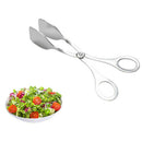 Bread Steak Tongs BBQ Stainless Steel Clip Kitchen Cooking Food Serving New  1x