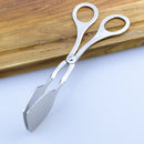 Bread Steak Tongs BBQ Stainless Steel Clip Kitchen Cooking Food Serving New  1x