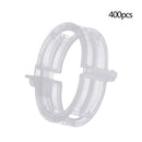 400xTomato-Clips-Supports Twine-Cages Vines Garden-Plant-Clip Connects-Plant