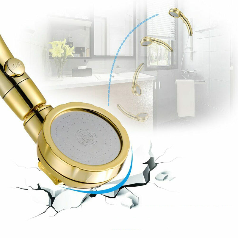1 x 3 In 1 High Pressure Showehead Handheld Shower Head with ON/OFF Pause Hot