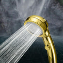 Showerhead Rotating Chrome-Finish Portable High-Pressure Home Multi-Layer 360