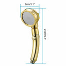 Showerhead Rotating Chrome-Finish Portable High-Pressure Home Multi-Layer 360