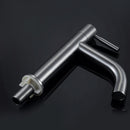 Stainless Steel Cold Water Single Lever Bathroom Sink Faucet Basin Tap Accessory