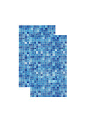 2X Kitchen Bathroom PVC Tiles Mosaic Self Adhesive Wall Paper for Bedroom Brick