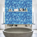 2X Kitchen Bathroom PVC Tiles Mosaic Self Adhesive Wall Paper for Bedroom Brick
