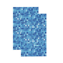 2X Kitchen Bathroom PVC Tiles Mosaic Self Adhesive Wall Paper for Bedroom Brick