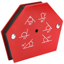 Magnet-Clip-Tool Welder Fixture Multi-Angle 50LBs Hexagon Red