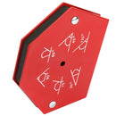 Magnet-Clip-Tool Welder Fixture Multi-Angle 50LBs Hexagon Red